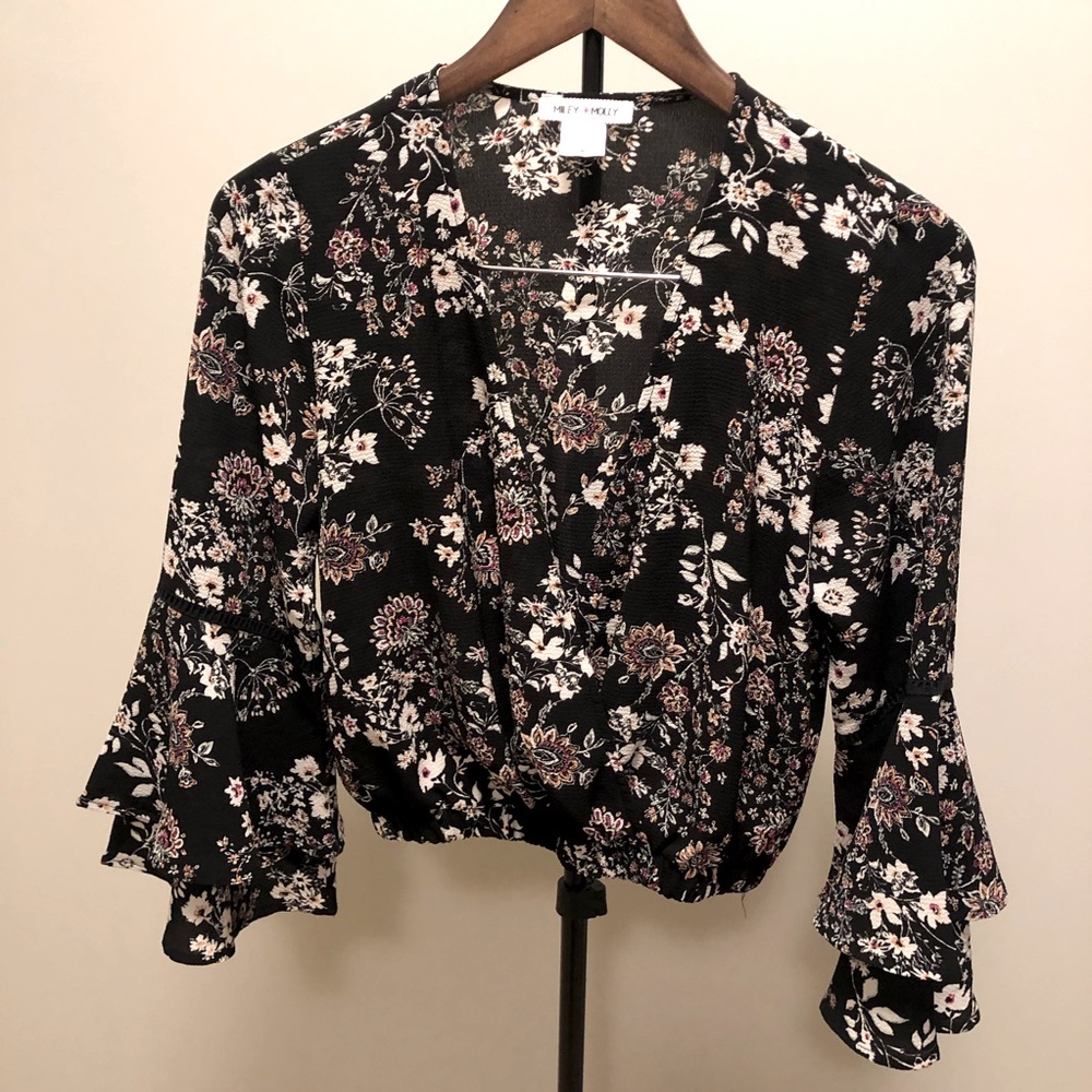 Miley and Molly Boho Crop Blouse
